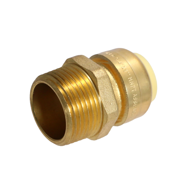 Push-to-Connect 3/4 Inch x 1 Inch Male Adapter