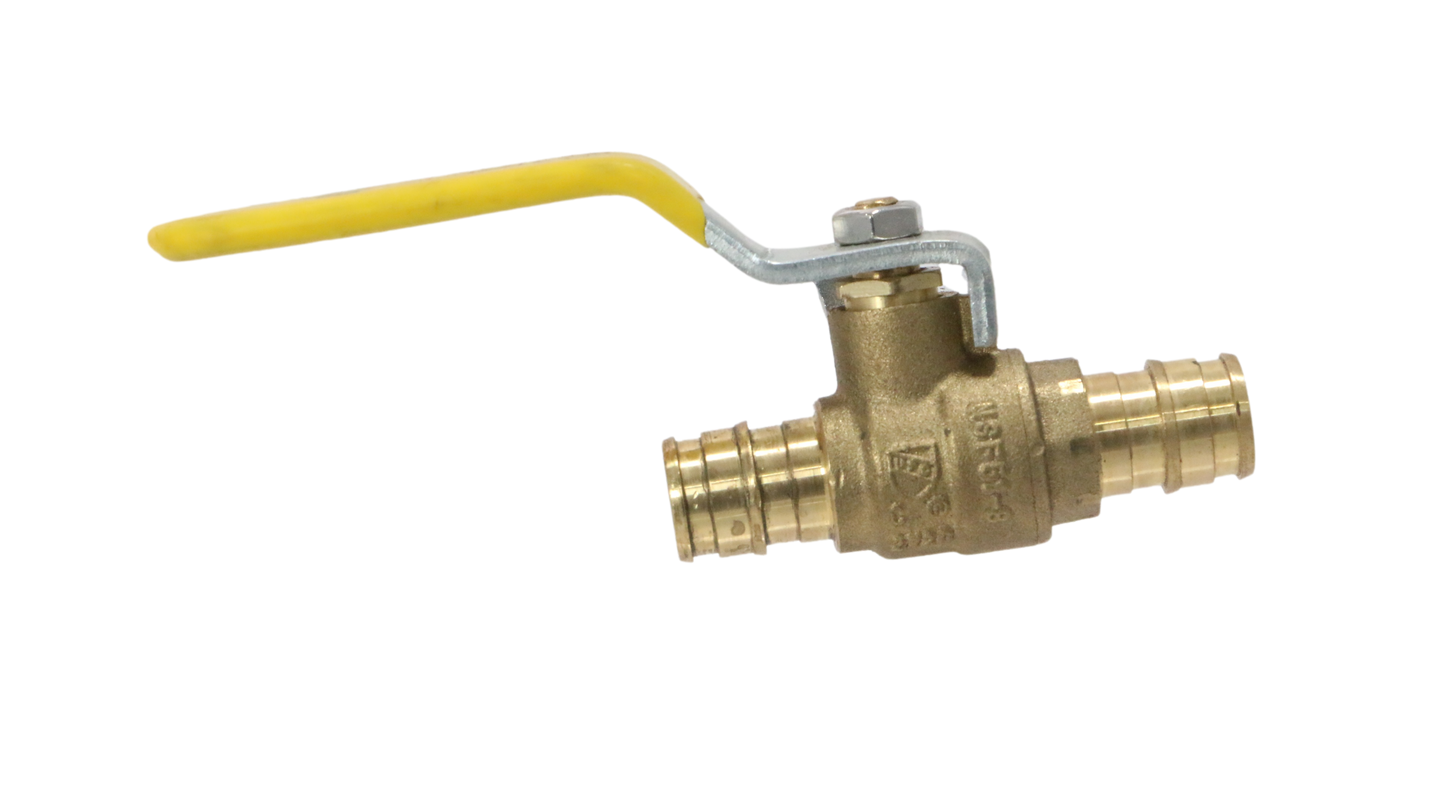 Pex A Expansion Ball Valve Measuring 1/2" x 1/2" Pex A Expansion Ball Valve Specifically Pex A Expansion Ball Valve