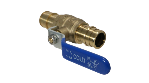 3/4 Inch Pex-A Expansion Ball Valve Cold (Blue)