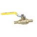 1/2 inch PEX-B Barb Crimp Ball Valve With Drain