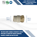 CPVC Transition Coupling | 3/4 Inch CPVC x 3/4 Inch FNPT