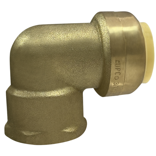 Push-to-Connect 3/4 Inch x 3/4 Inch Female Elbow