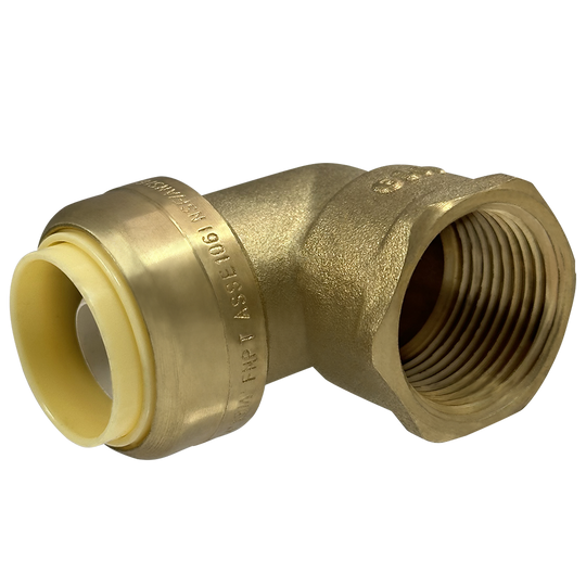 Push-to-Connect 3/4 Inch x 3/4 Inch Female Elbow