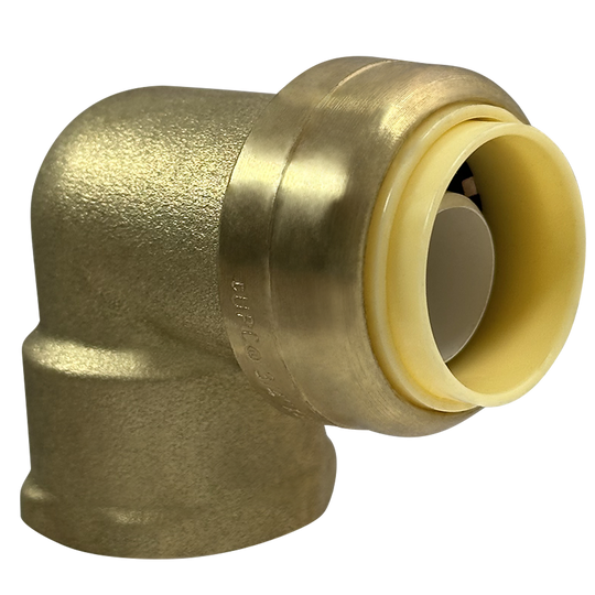 Push-to-Connect 3/4 Inch x 3/4 Inch Female Elbow