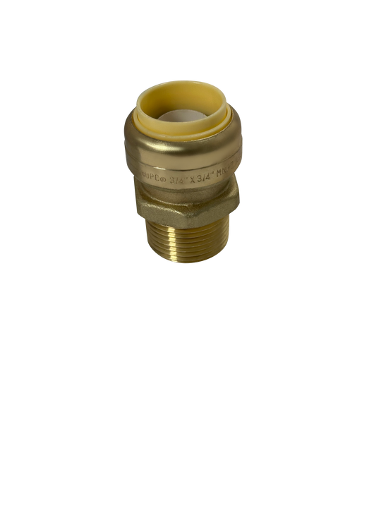 Push-to-Connect  3/4 Inch x 3/4 Inch Male Adapter
