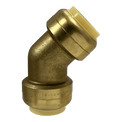 Push-to-Connect 3/4 Inch x 3/4 Inch 45 Degree Elbow