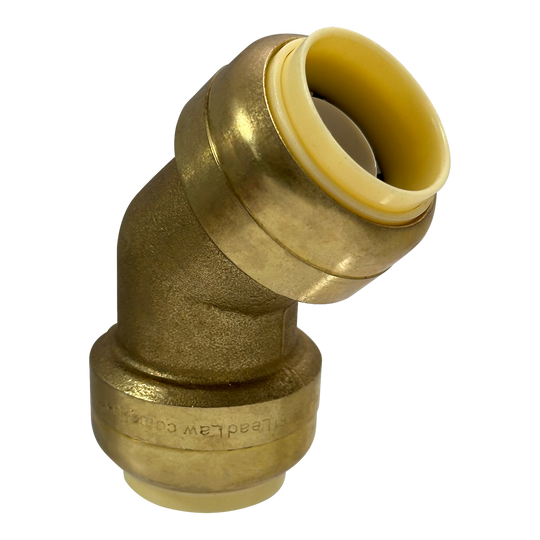 Push-to-Connect 3/4 Inch x 3/4 Inch 45 Degree Elbow