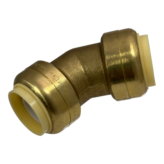 Push-to-Connect 3/4 Inch x 3/4 Inch 45 Degree Elbow
