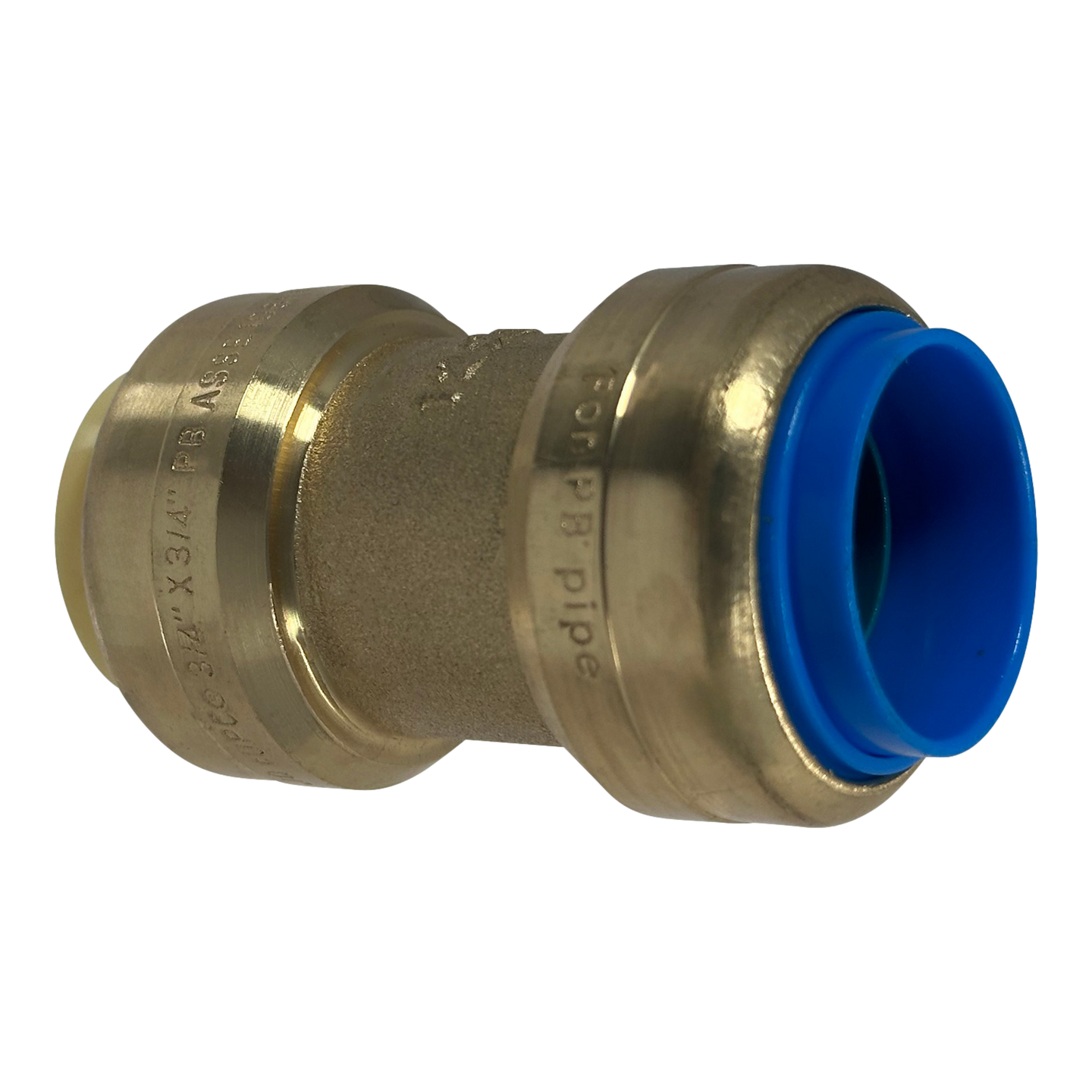 Push-to-Connect 3/4 Inch x 3/4 Inch PB Coupling