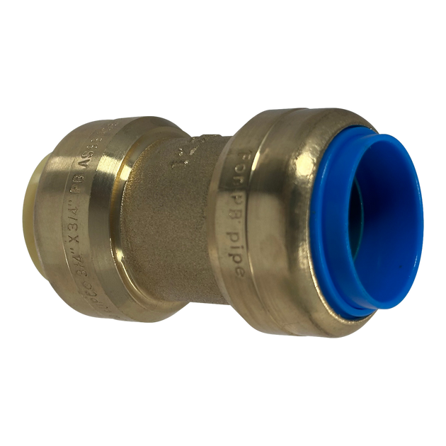 Push-to-Connect 3/4 Inch x 3/4 Inch PB Coupling