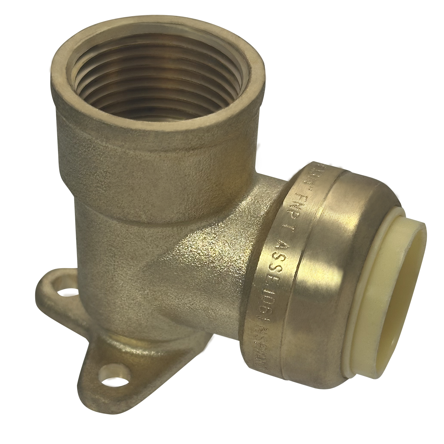  Push Fit Female Elbow with Drop Ear Measuring Push Fit 1/2" x 1/2" Female Elbow with Drop Ear Specifically Push Fit Female Elbow with Drop Ear