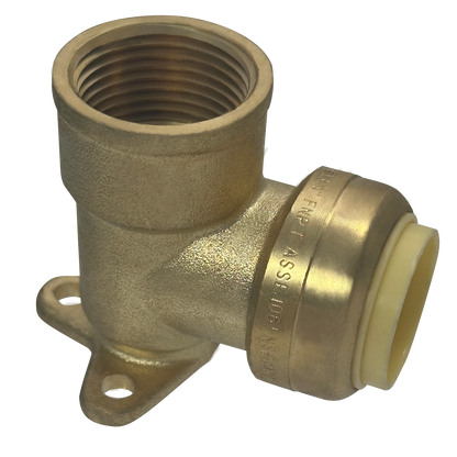  Push Fit Female Elbow with Drop Ear Measuring Push Fit 1/2" x 1/2" Female Elbow with Drop Ear Specifically Push Fit Female Elbow with Drop Ear