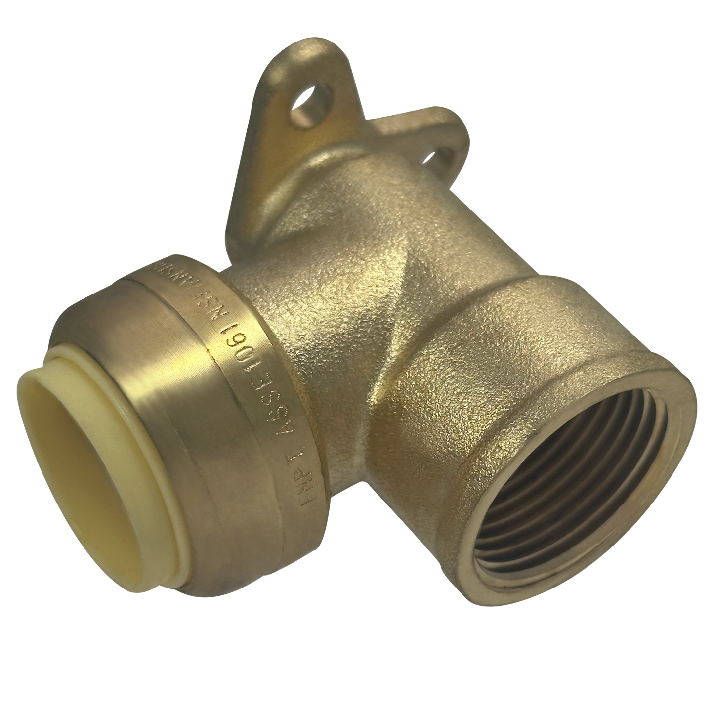  Push Fit Female Elbow with Drop Ear Measuring Push Fit 1/2" x 1/2" Female Elbow with Drop Ear Specifically Push Fit Female Elbow with Drop Ear