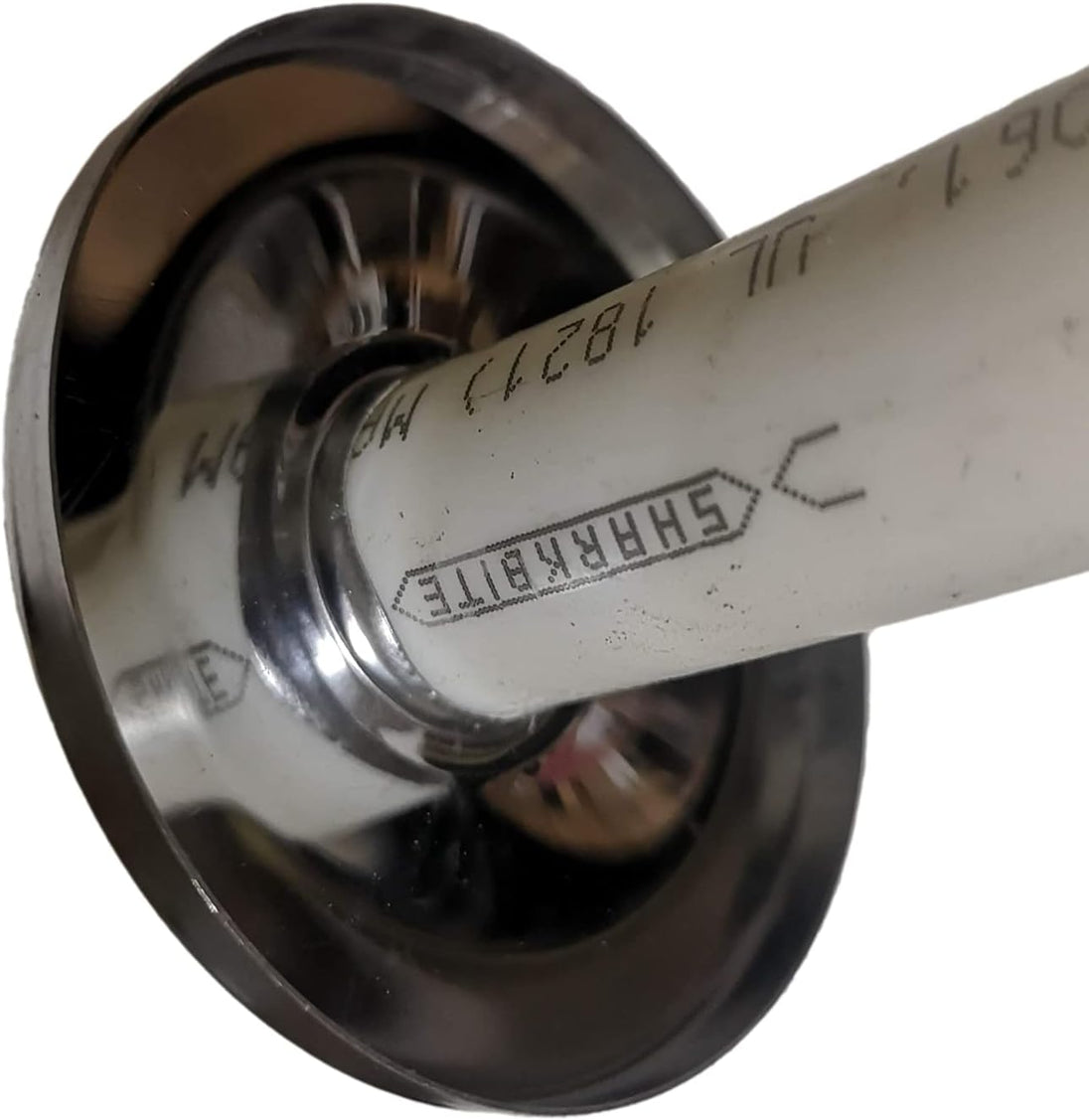 3/4 Inch Escutcheons Chrome Plated with Decorative Flange