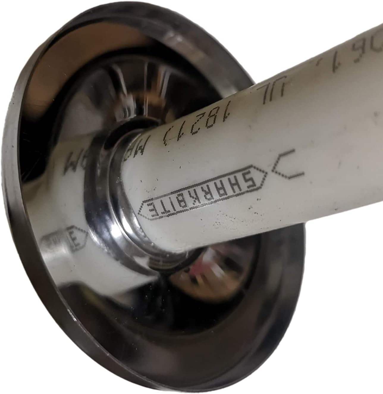 3/4 Inch Escutcheons Chrome Plated with Decorative Flange