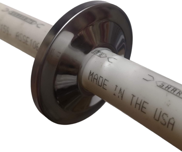 3/4 Inch Escutcheons Chrome Plated with Decorative Flange