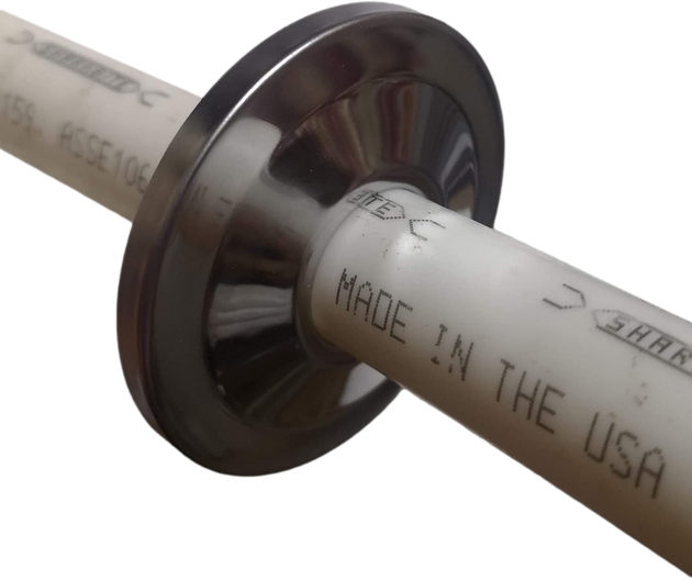 3/4 Inch Escutcheons Chrome Plated with Decorative Flange