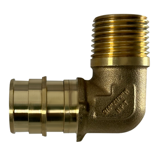 Pex-A Expansion 3/4 Inch x 1/2 Inch Male NPT Elbow