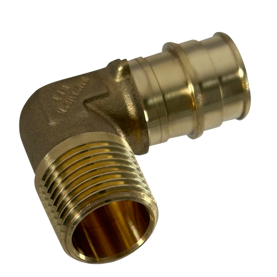 Pex-A Expansion 3/4 Inch x 1/2 Inch Male NPT Elbow