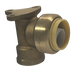 Push-to-Connect 3/4 Inch x 1/2 Inch Female Elbow with Drop Ear