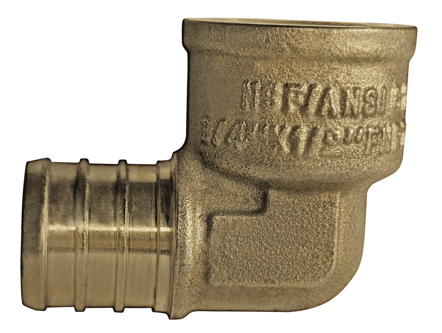 3/4 inch PEX-B Barb x 1/2 inch FNPT Elbow