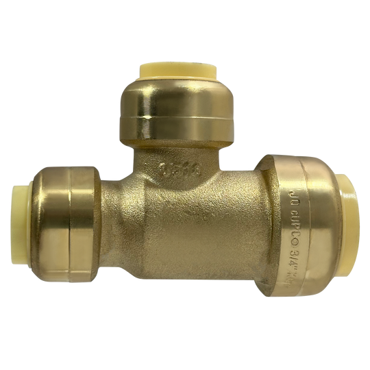 3/4 Inch x 1/2 Inch x 1/2 Inch Push-to-Connect Tee