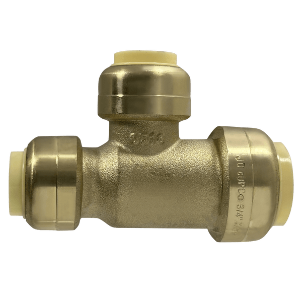 3/4 Inch x 1/2 Inch x 1/2 Inch Push-to-Connect Tee