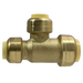 3/4 Inch x 1/2 Inch x 1/2 Inch Push-to-Connect Tee