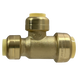 3/4 Inch x 1/2 Inch x 1/2 Inch Push-to-Connect Tee