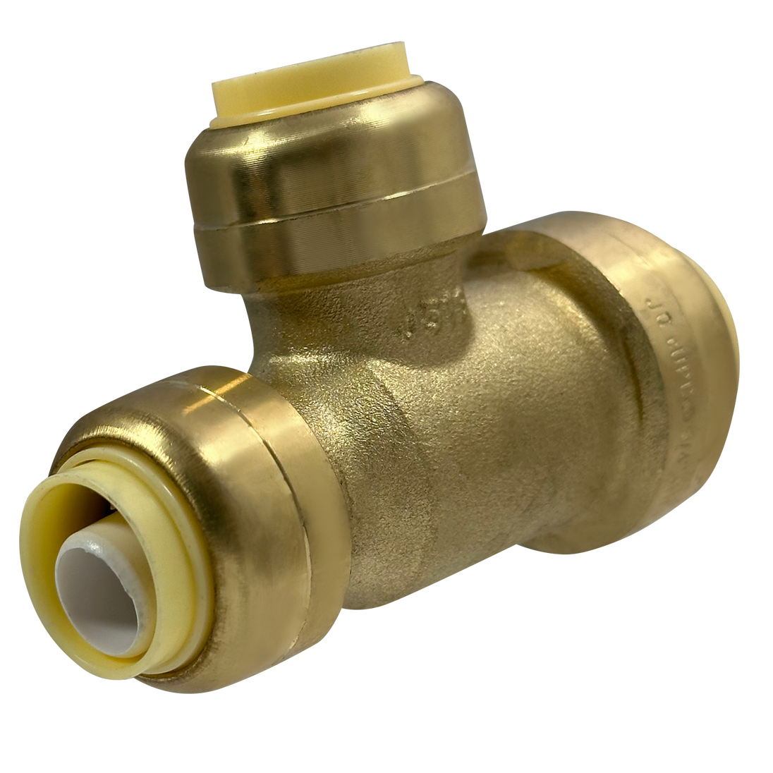 3/4 Inch x 1/2 Inch x 1/2 Inch Push-to-Connect Tee