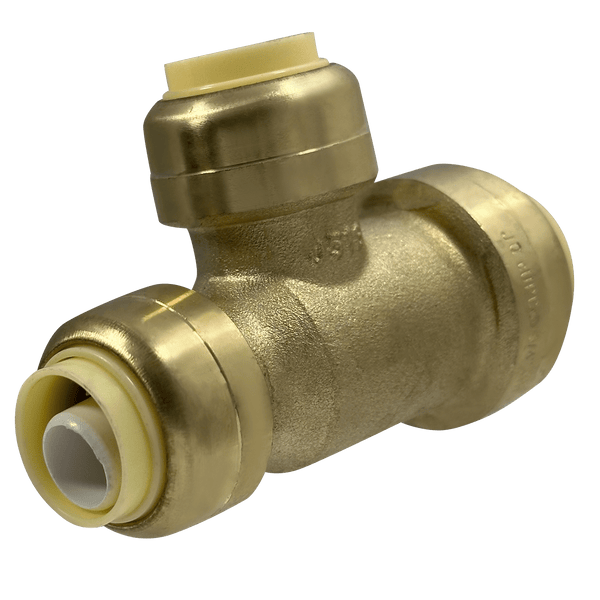 3/4 Inch x 1/2 Inch x 1/2 Inch Push-to-Connect Tee