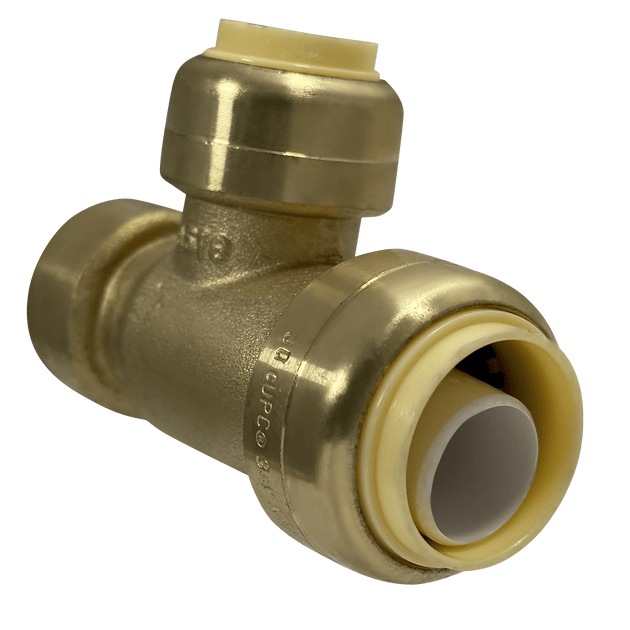 3/4 Inch x 1/2 Inch x 1/2 Inch Push-to-Connect Tee