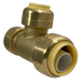 3/4 Inch x 1/2 Inch x 1/2 Inch Push-to-Connect Tee