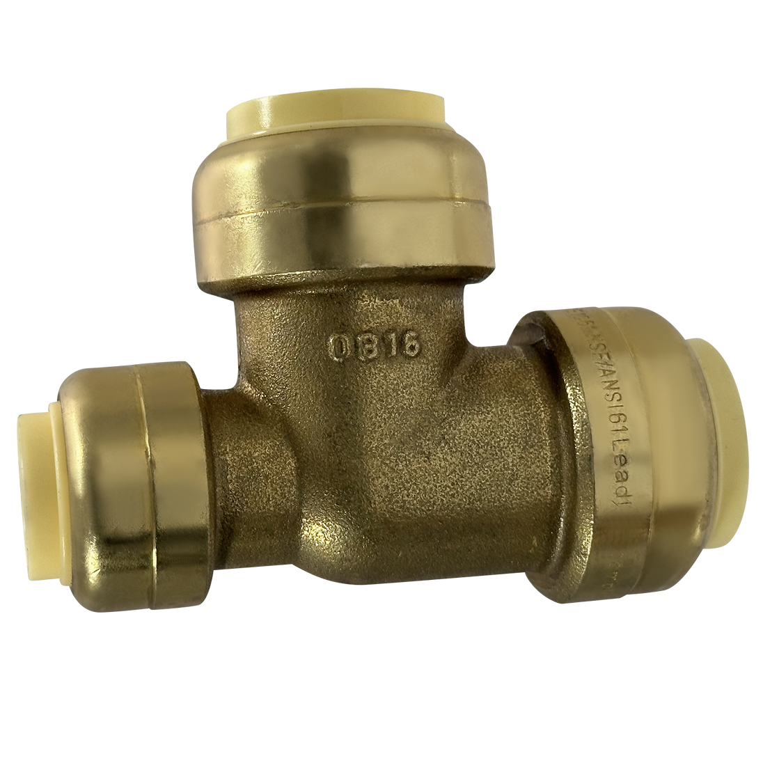 3/4 Inch x 1/2 Inch x 3/4 Inch Push-to-Connect Tee