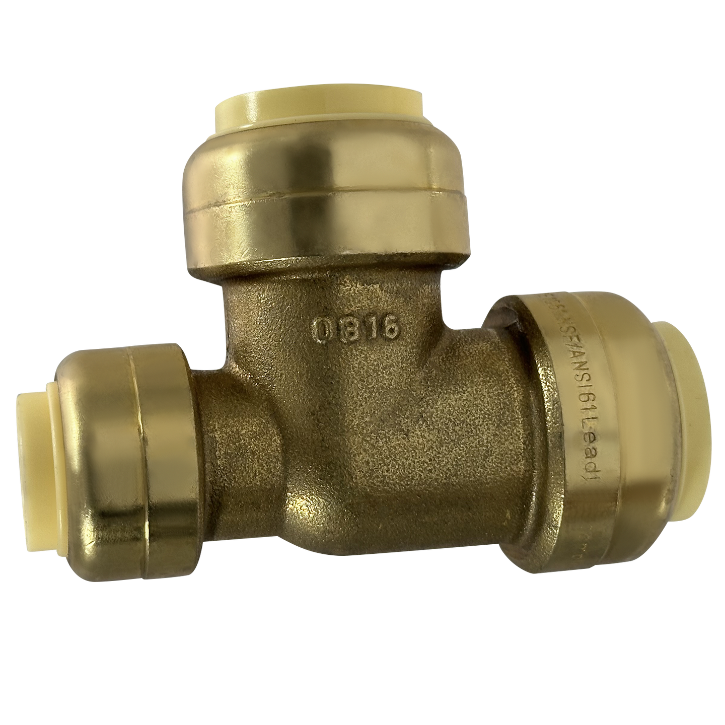 3/4 Inch x 1/2 Inch x 3/4 Inch Push-to-Connect Tee