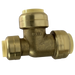 3/4 Inch x 1/2 Inch x 3/4 Inch Push-to-Connect Tee