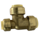 3/4 Inch x 1/2 Inch x 3/4 Inch Push-to-Connect Tee