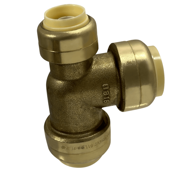 3/4 Inch x 1/2 Inch x 3/4 Inch Push-to-Connect Tee