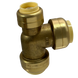 3/4 Inch x 1/2 Inch x 3/4 Inch Push-to-Connect Tee