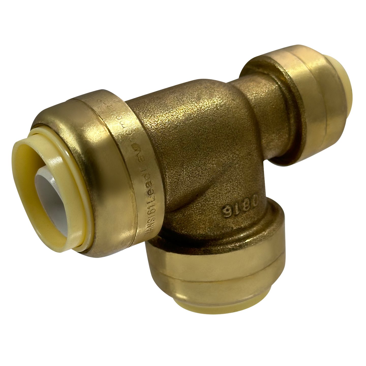 3/4 Inch x 1/2 Inch x 3/4 Inch Push-to-Connect Tee