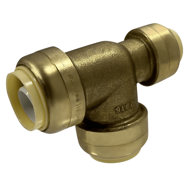 3/4 Inch x 1/2 Inch x 3/4 Inch Push-to-Connect Tee