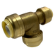 3/4 Inch x 1/2 Inch x 3/4 Inch Push-to-Connect Tee