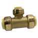 3/4 Inch x 3/4 Inch x 1/2 Inch Push-to-Connect Tee