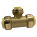 3/4 Inch x 3/4 Inch x 1/2 Inch Push-to-Connect Tee