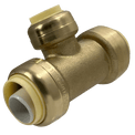 3/4 Inch x 3/4 Inch x 1/2 Inch Push-to-Connect Tee