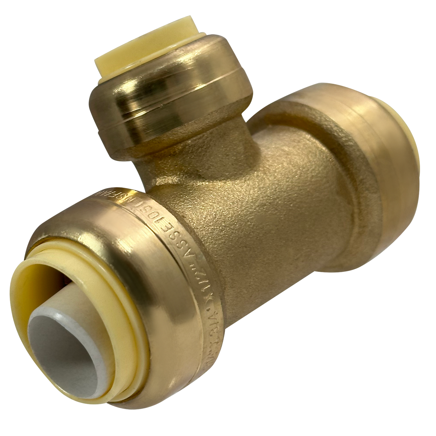 3/4 Inch x 3/4 Inch x 1/2 Inch Push-to-Connect Tee