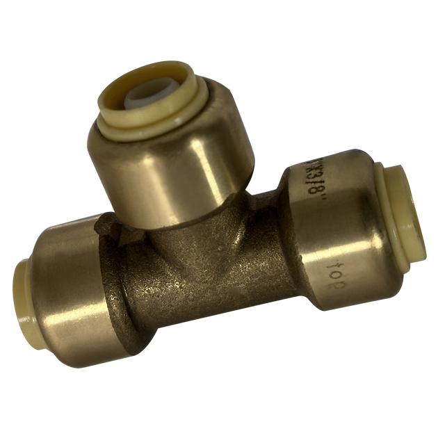 3/8 inch Push-to-Connect Tee