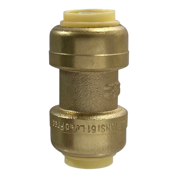 Push-to-Connect 3/8 Inch x 3/8 Inch Coupling