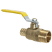 3/4 inch PEX-B Barb x 3/4 inch Male Ball Valve