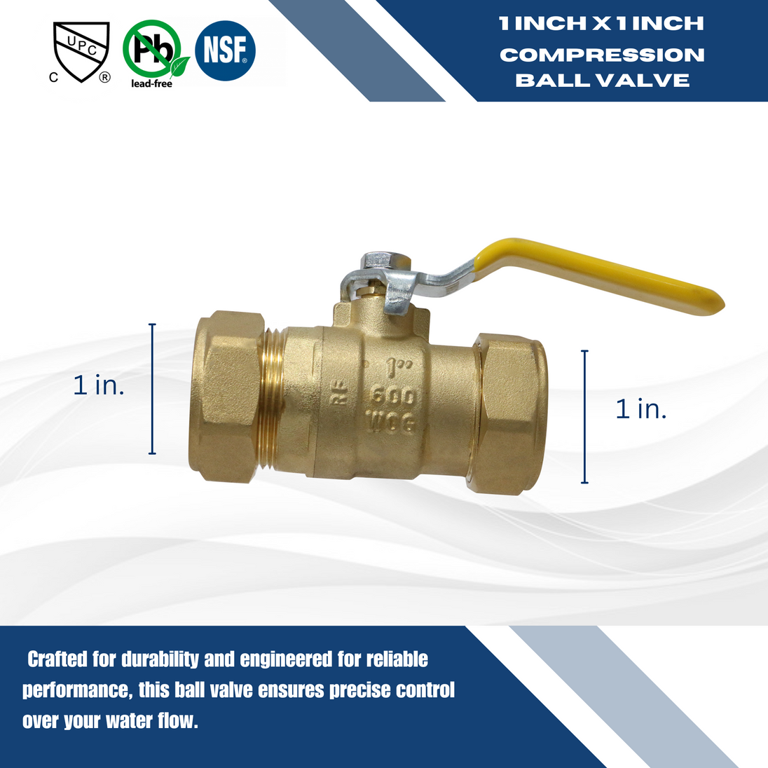 1 Inch Compression Ball Valve